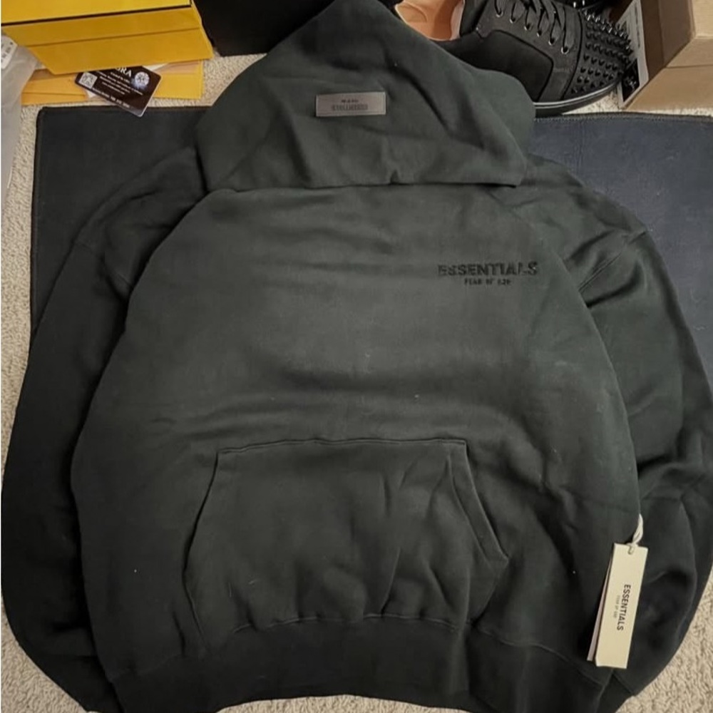 Essentials Black Hoodie